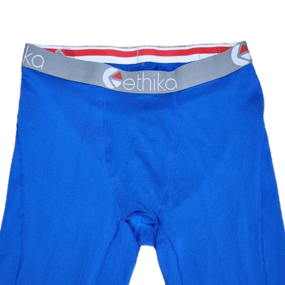 Ethika Micromesh 3/4 Compression Tights Royal Blue – Men's Large - Picture 4 of 7